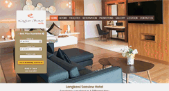 Desktop Screenshot of langkawiseaviewhotel.com